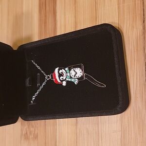 Kit-Cat Klock clock Festive Holiday Christmas necklace